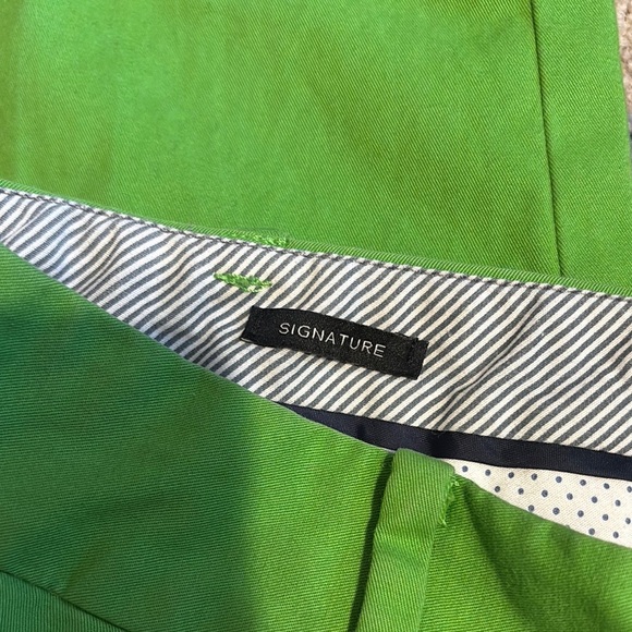 Talbots Green Trousers Vibrant Straight Leg - Picture 4 of 7